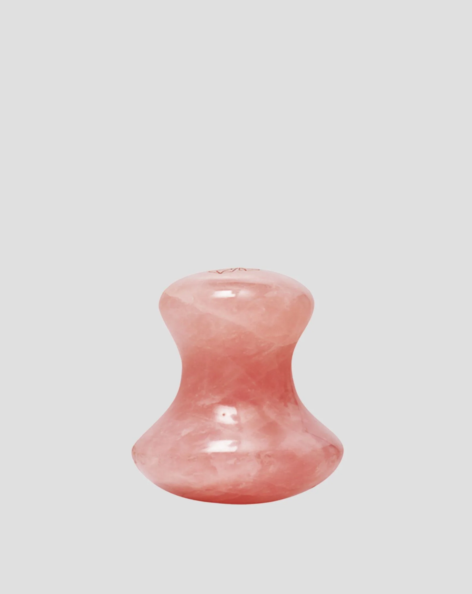 Grzybek do masażu twarzy z naturalnego kwarcu różowego Crystallove